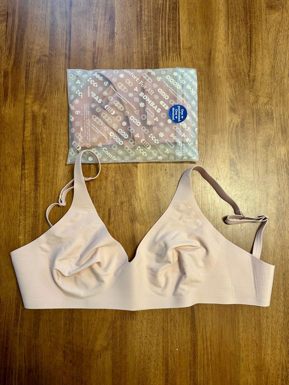 Bombas Women's No Show Plunge Bralette (2-pack)